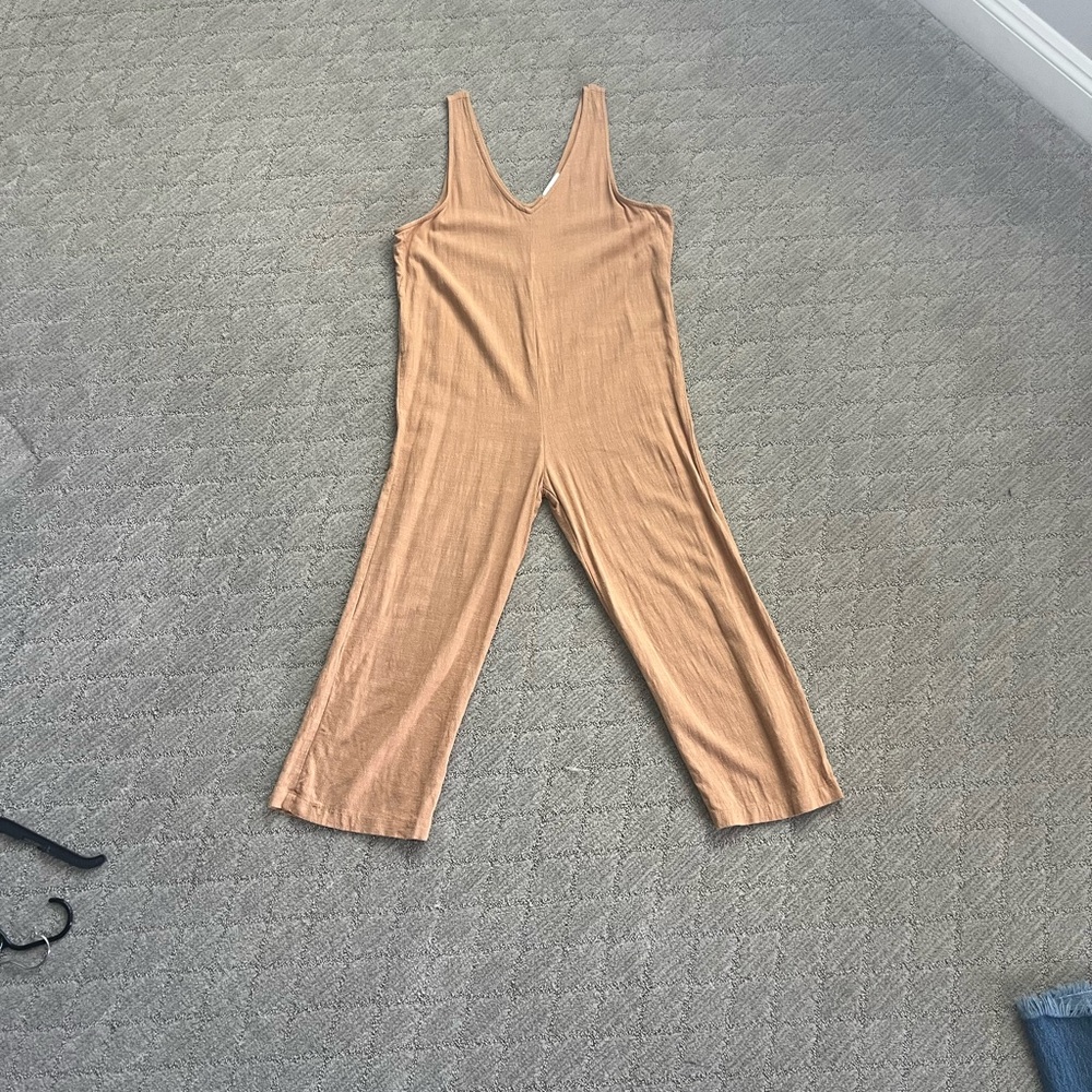 Elegant Tan Jumpsuit